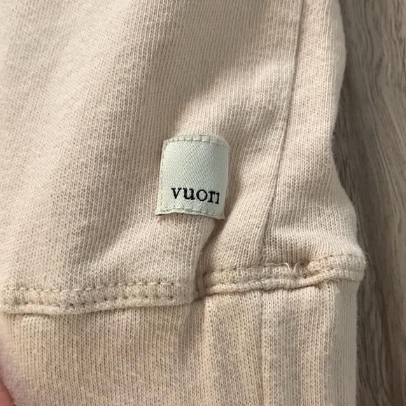 Vuori Sunnyside Half Zip Pullover Sweatshirt in Alabaster - Picture 9 of 14